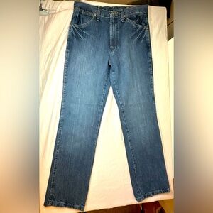 Wrangler Men's 29 X 30 Blue Silver Edition Slim Fit Denim Western Jeans